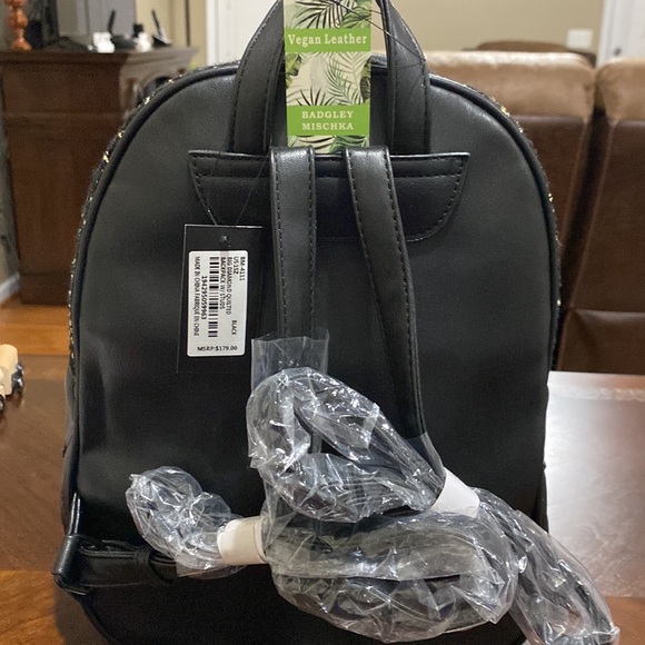 New with tags Badgley Mischka Big Diamond Quilted Nylon - Picture 2 of 9